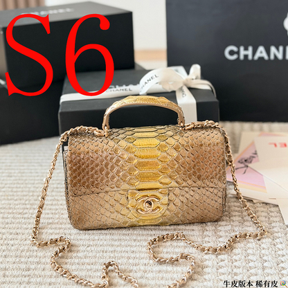 ACP26 Cowhide Leather Bag 20-12CM Bags with box