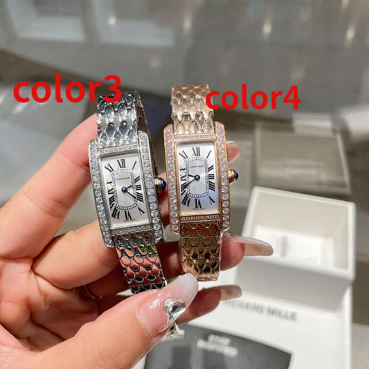 CW3  Sapphire water stone crystal mirror women's watch 34.80 x 19.00 mm