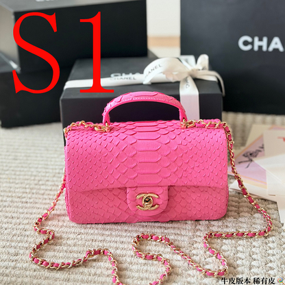 ACP26 Cowhide Leather Bag 20-12CM Bags with box