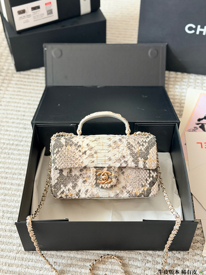 ACP26 Cowhide Leather Bag 20-12CM Bags with box