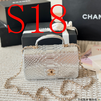 ACP26 Cowhide Leather Bag 20-12CM Bags with box