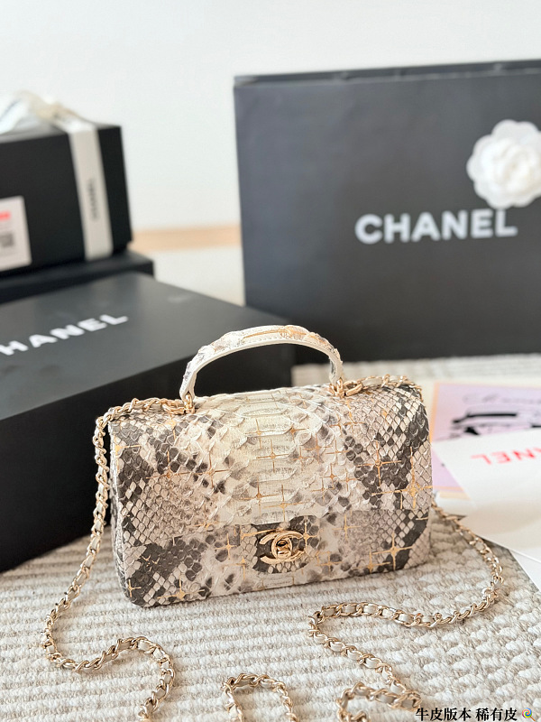 ACP26 Cowhide Leather Bag 20-12CM Bags with box