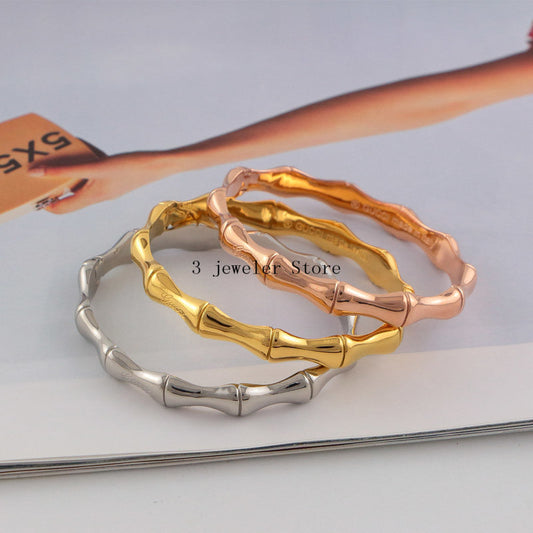 GB77  316L steel and crystal with 18K gold plated  Jewelry